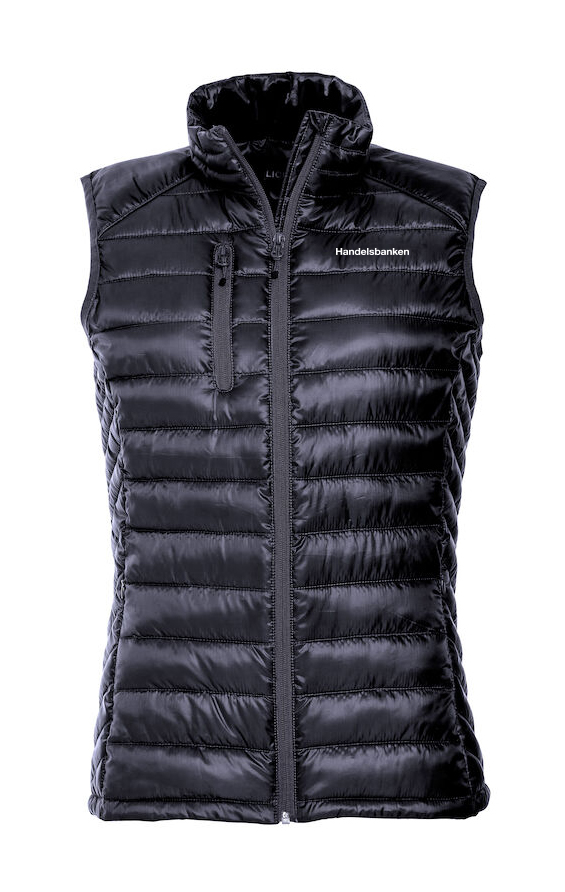 Padded vest lady
