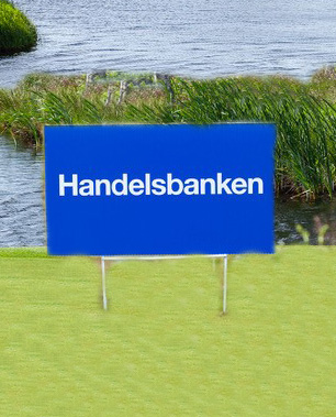 Skylt Handelsbanken Tee