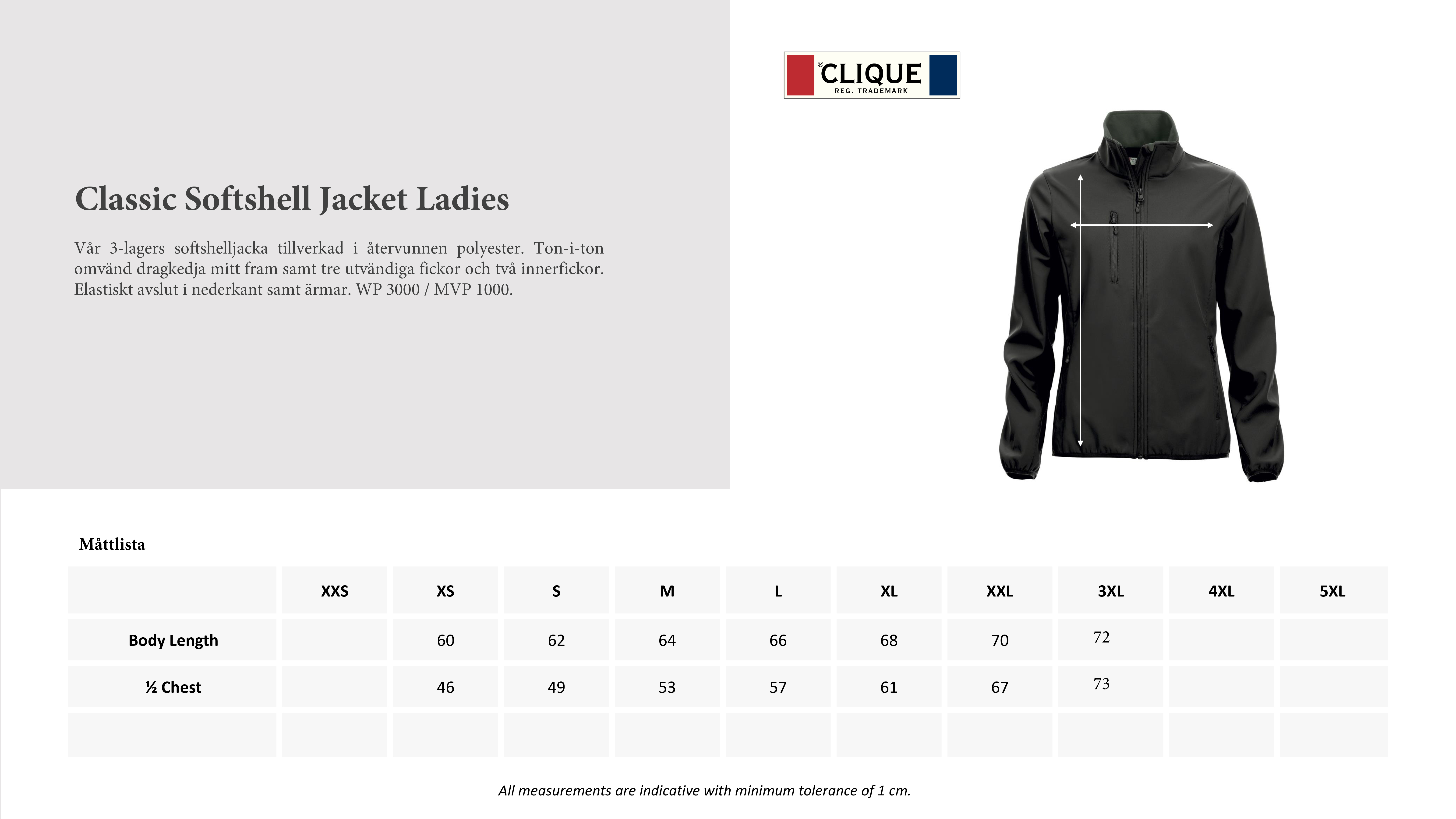 Softshell Jacket lady Navy, Classic - 4