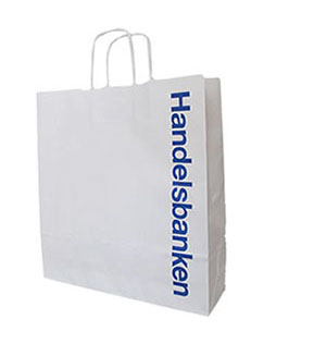 Kasse papper vit