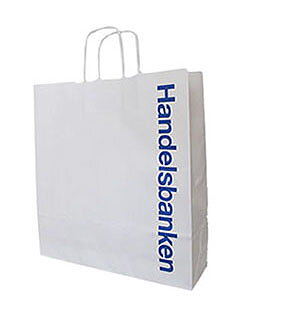 Kasse papper vit