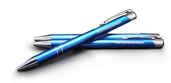Blue ball-point pen 