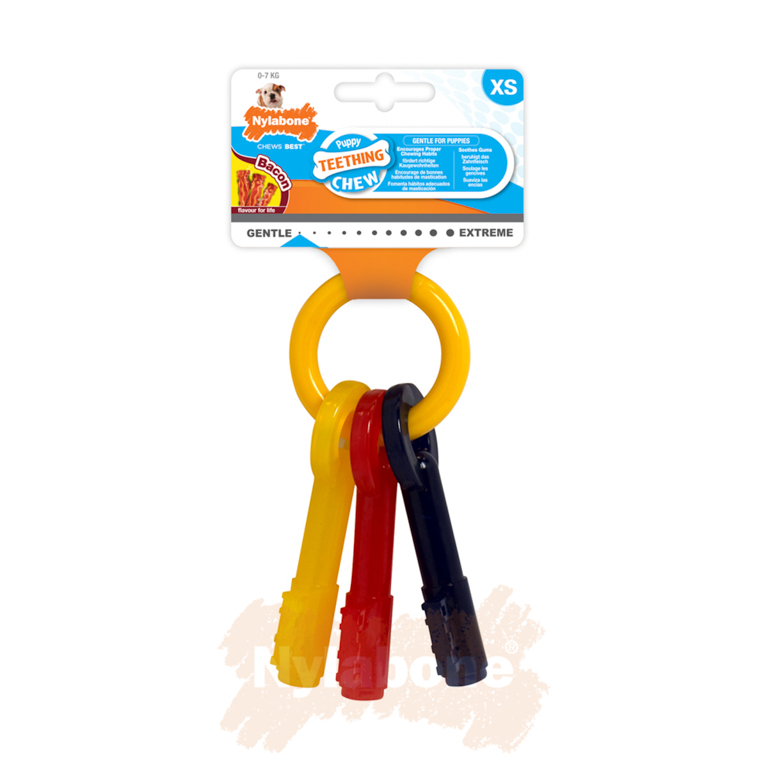 Nylabone Puppy Bacon Keys / XS