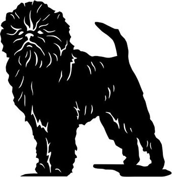 Grupp 2 - FCI nr. 186 / Affenpinscher (Siluett)