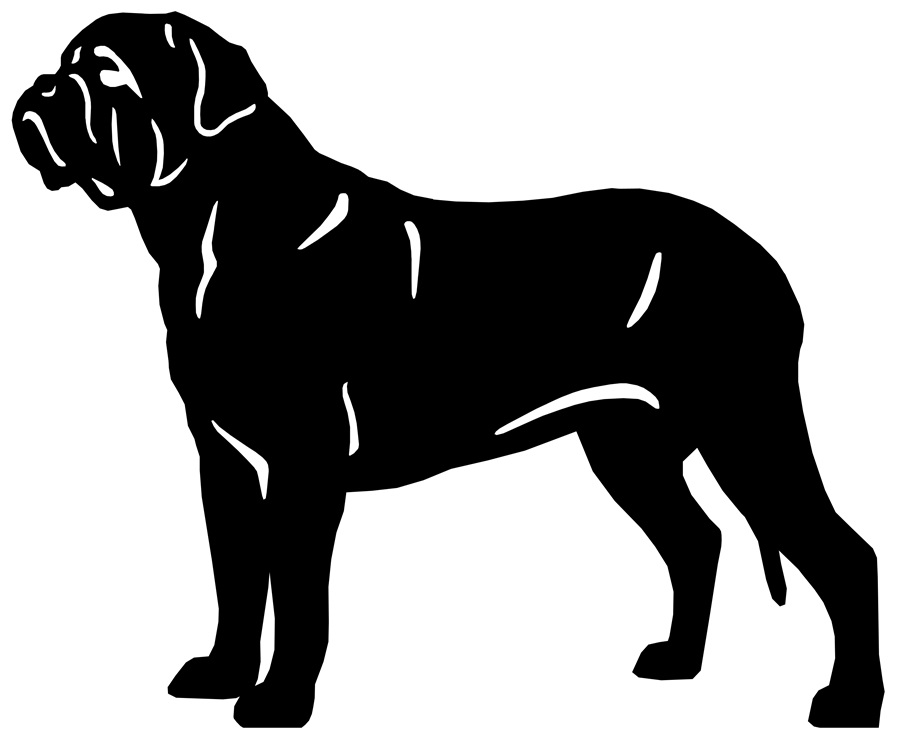 Grupp 2 - FCI  nr. 116 / Dogue de Bordeaux (Siluett)