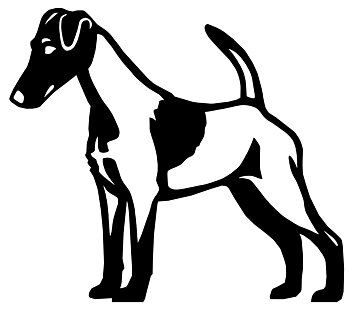 Grupp 3 - FCI nr. 12 / Släthårig Foxterrier (Siluett)