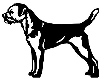 Grupp 3 - FCI  nr. 10 / Border Terrier (Siluett)