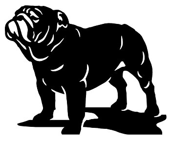 Grupp 2 - FCI nr. 149 / Engelsk Bulldog (Siluett)
