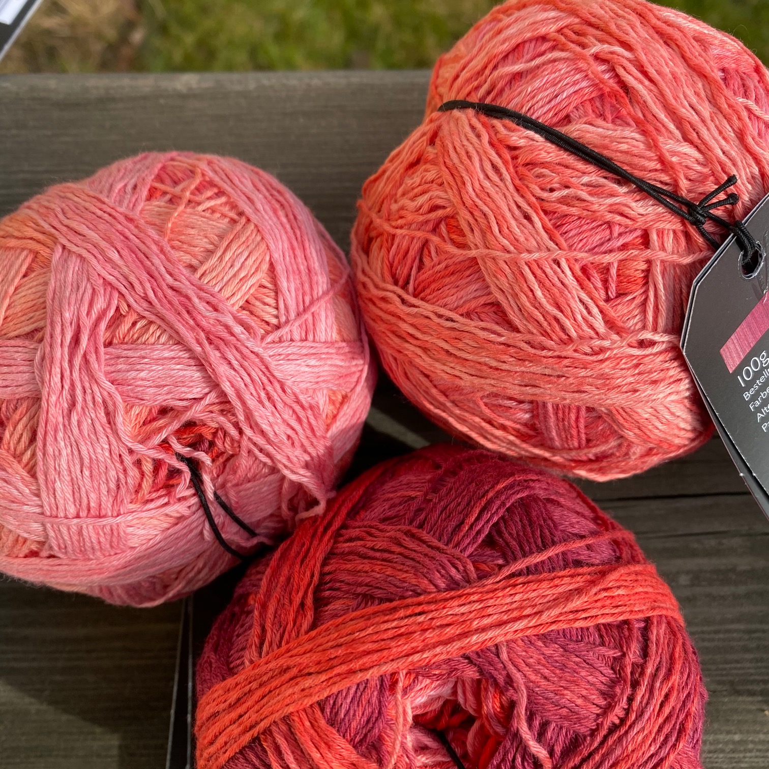 Sommarsjal i Zauberball Cotton - virk-kit - 5