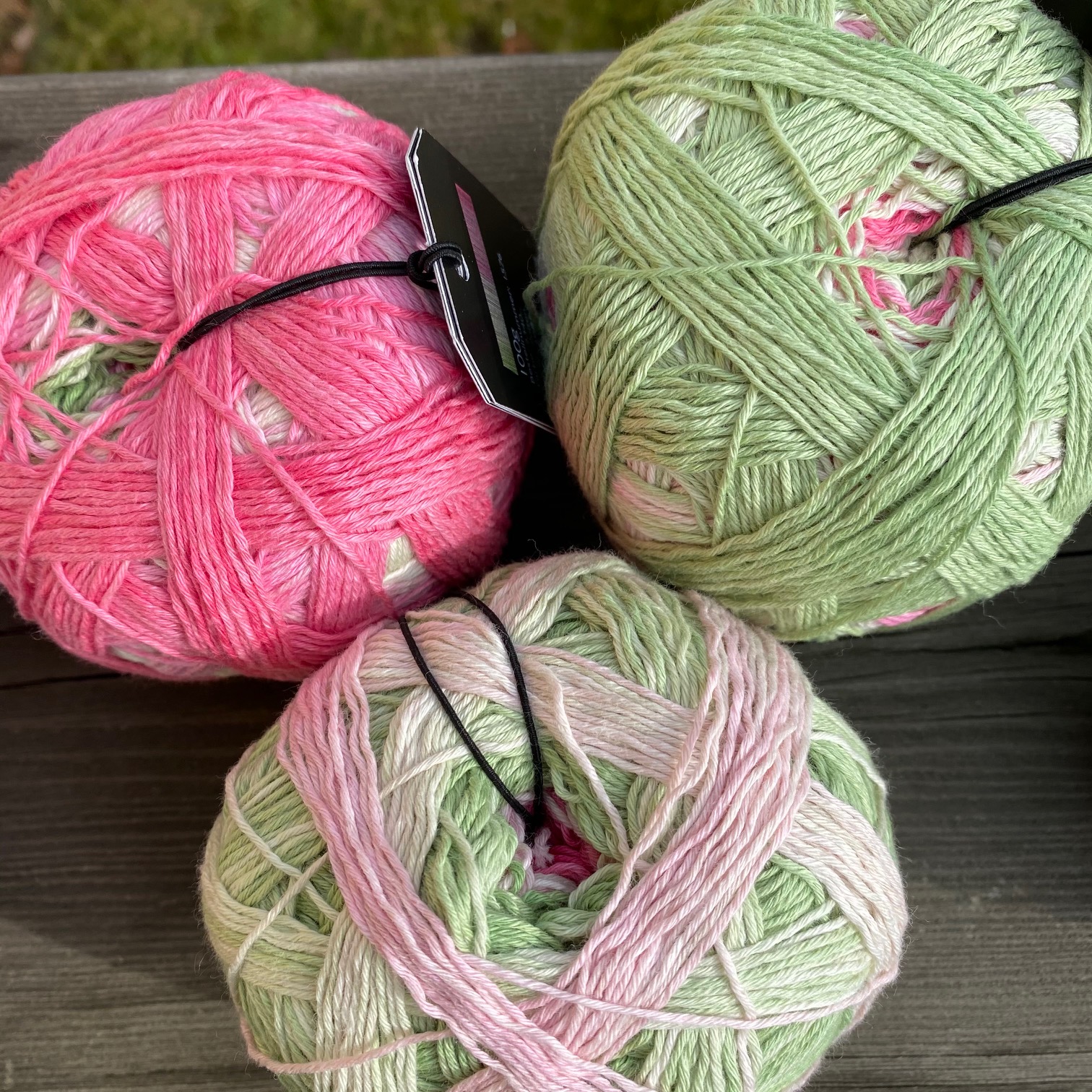 Sommarsjal i Zauberball Cotton - virk-kit - 14