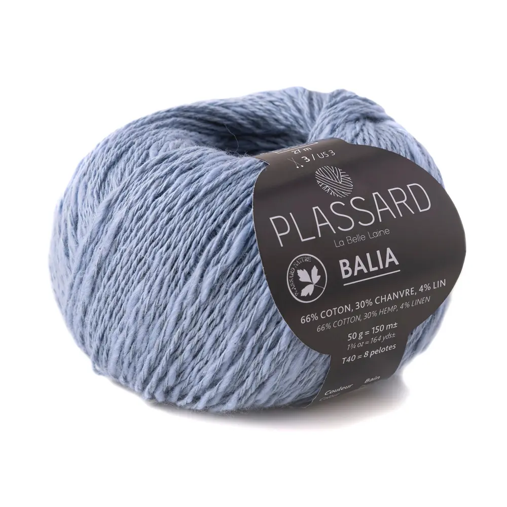 Bommulsgarn Plassard - Balia blå - House of Hildur