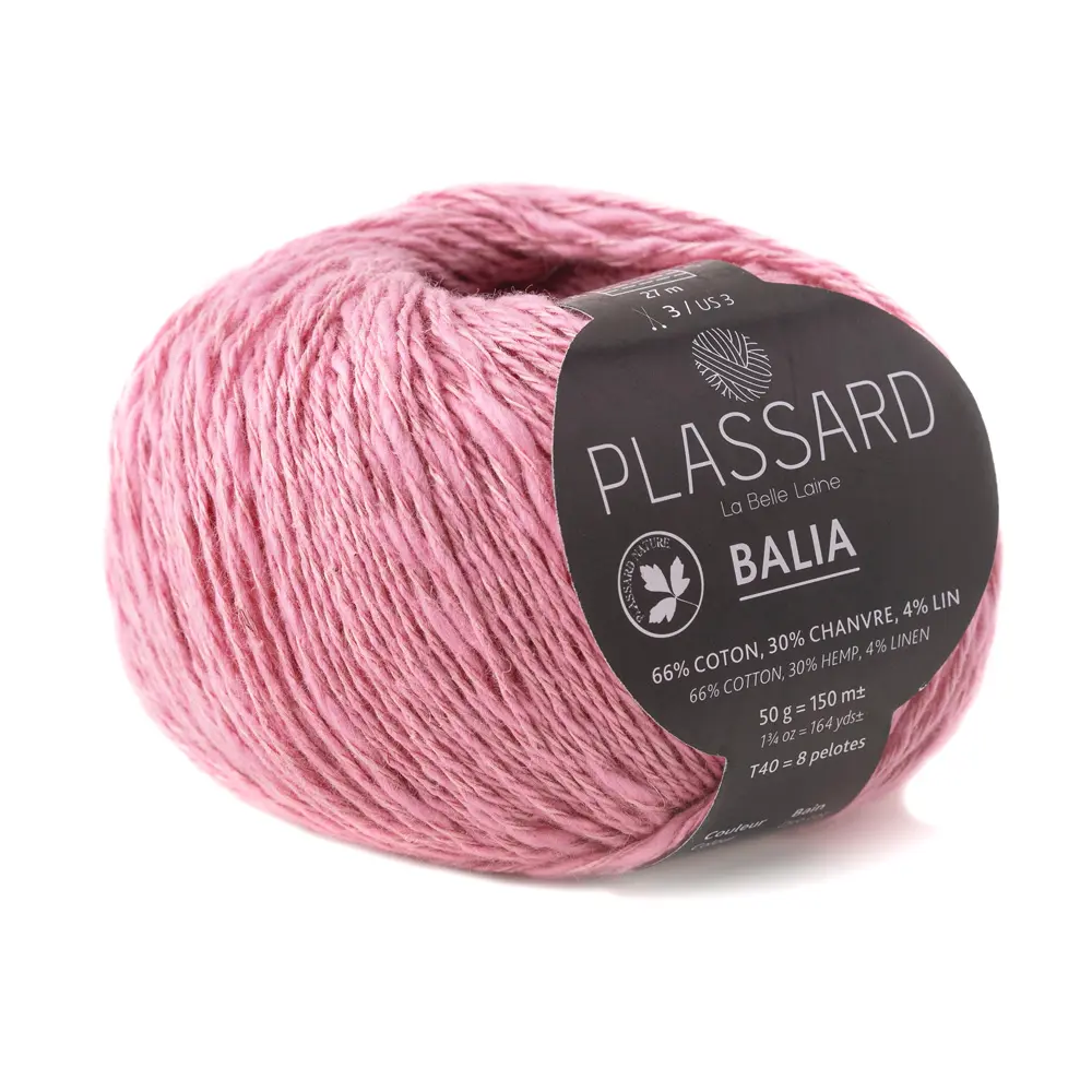 Bommulsgarn Plassard - Balia rosa - House of Hildur