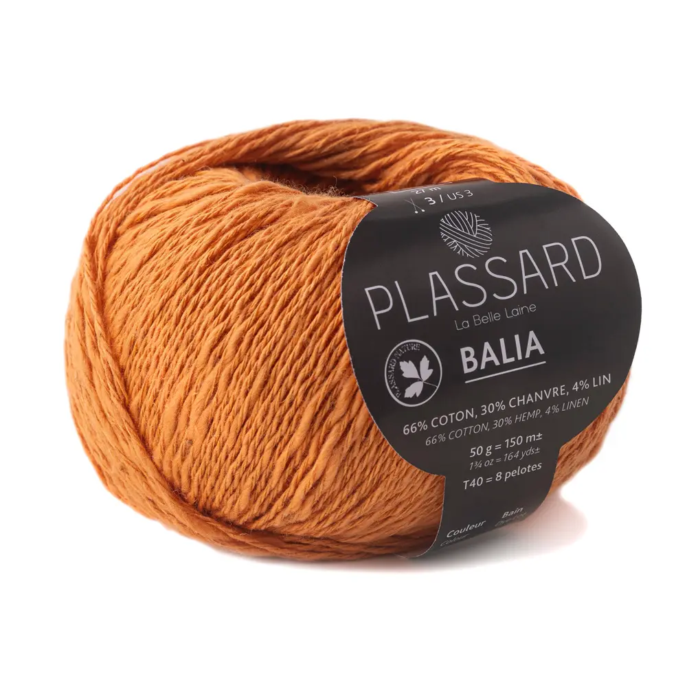 Bommulsgarn Plassard - Balia orange - House of Hildur