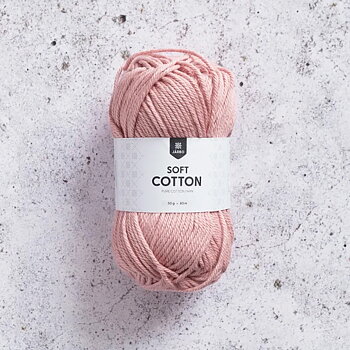 Bomullsgarn Järbo - Soft Cotton gammelrosa - House of Hildur