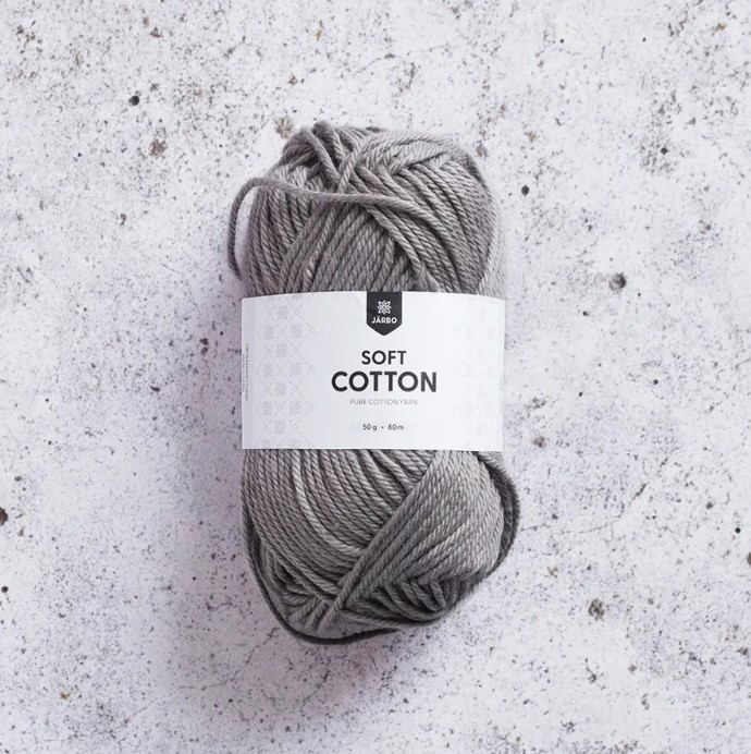 Soft cotton, bomullsgarn - 50 g. Ca 80 m. - Slöjd-Detaljer