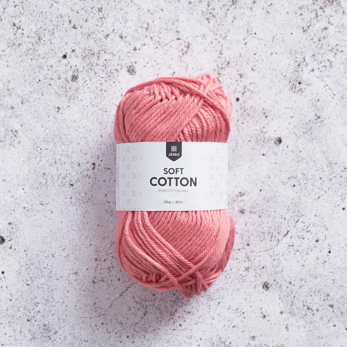 Bomullsgarn Järbo - Soft Cotton korall - House of Hildur