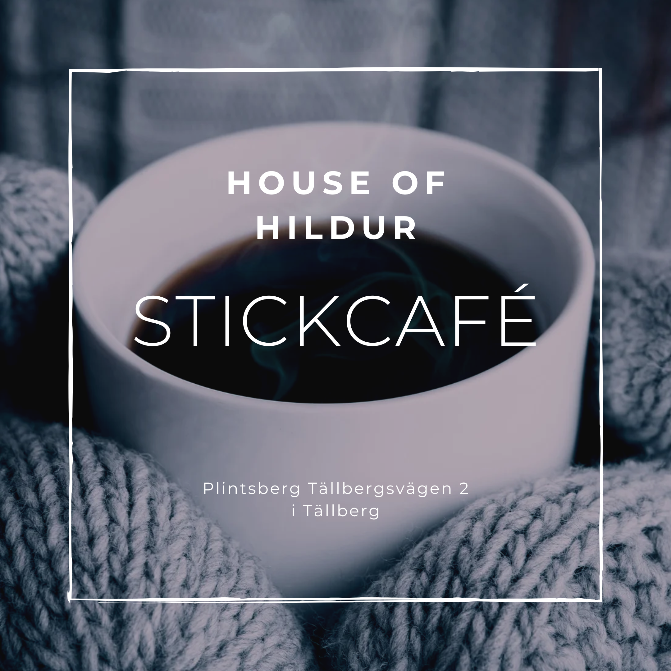 27 augusti  18-20:30 ca blir det stickcafé igen Anmäl dig idag! 