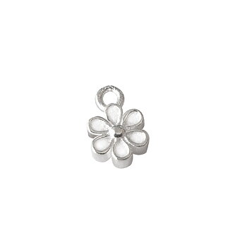 Blomst - 5mm - 925 sølv