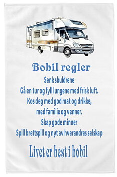Kjøkkenhåndkle bobil 6