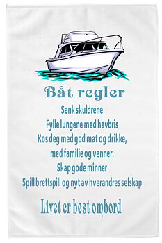 Kjøkkenhåndkle båt 2