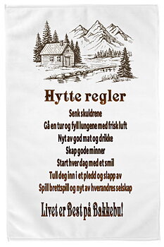 Kjøkkenhåndkle  Hytte 1