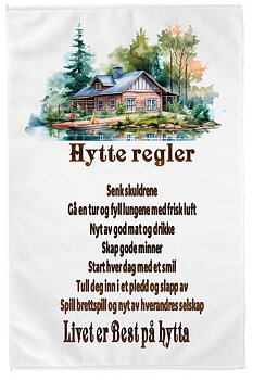 Kjøkkenhåndkle  Hytte 4