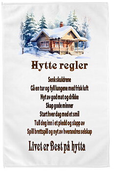 Kjøkkenhåndkle  Hytte 6