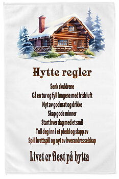 Kjøkkenhåndkle  Hytte 8