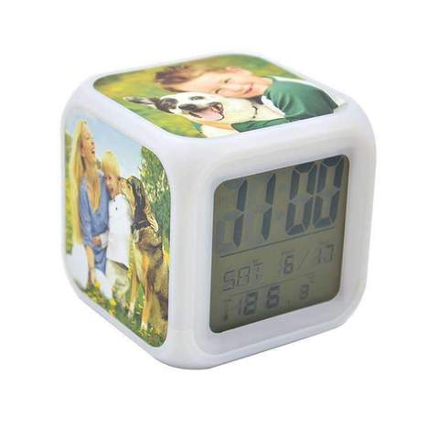 Digital vekkeklokke m/ eget motiv 