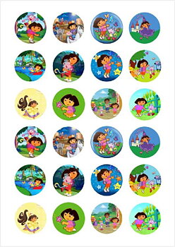 Små cupcaks Dora