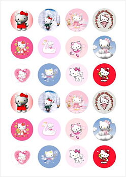 Små cupcaks Hello Kitty