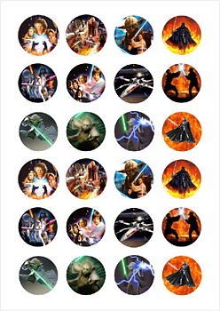Små cupcaks StarWars