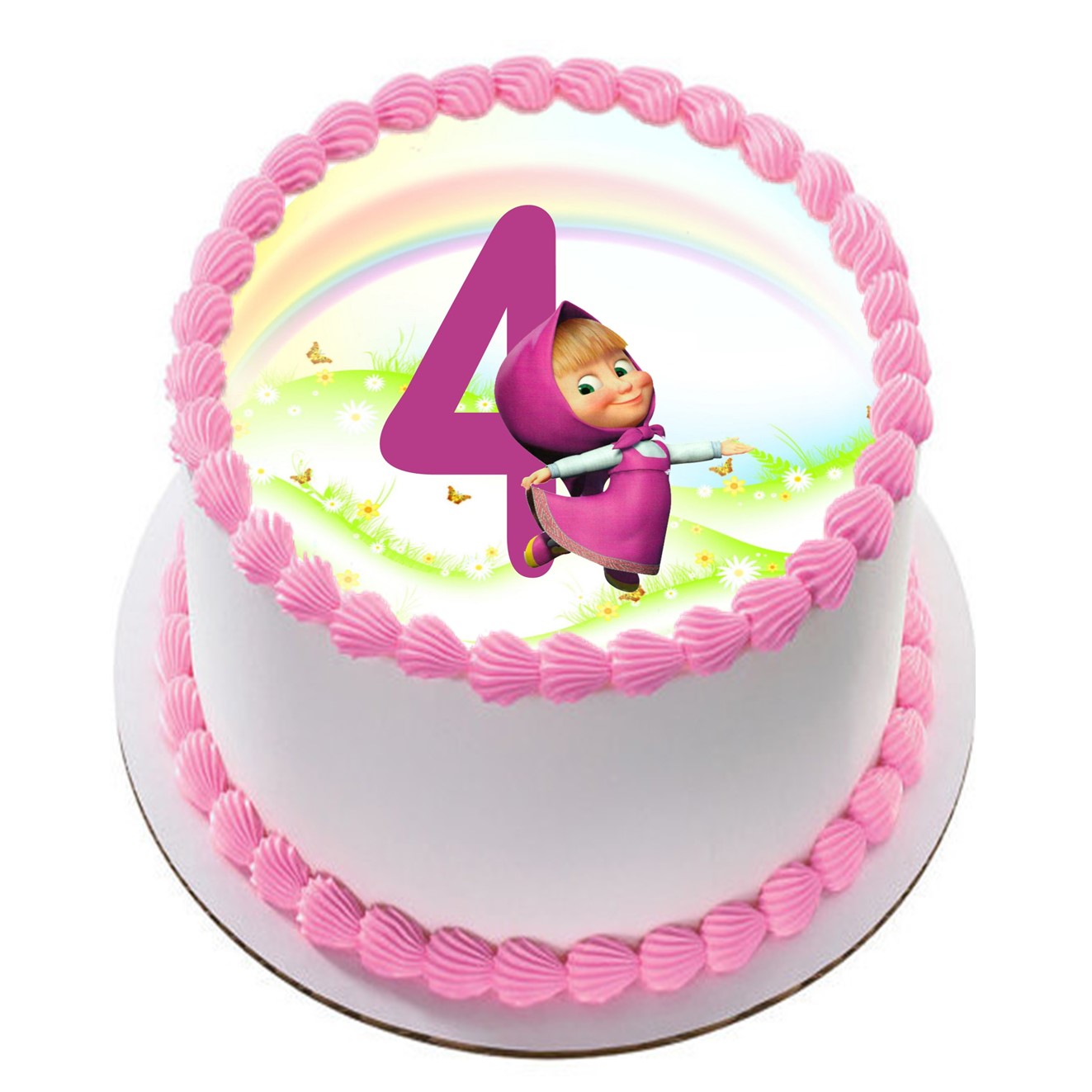 Kakebilde Mascha  4 år