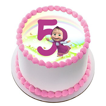 Kakebilde Mascha  5 år