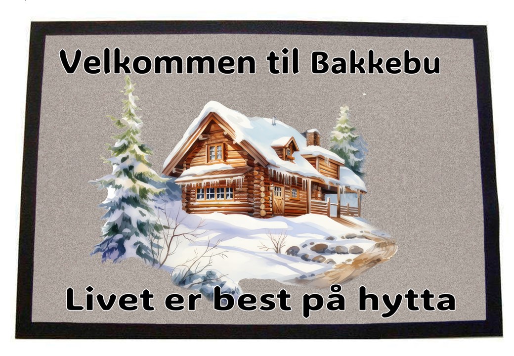 Dørmatte Hytta  6