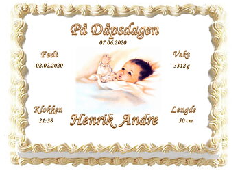 Kakebilde Dåp 19