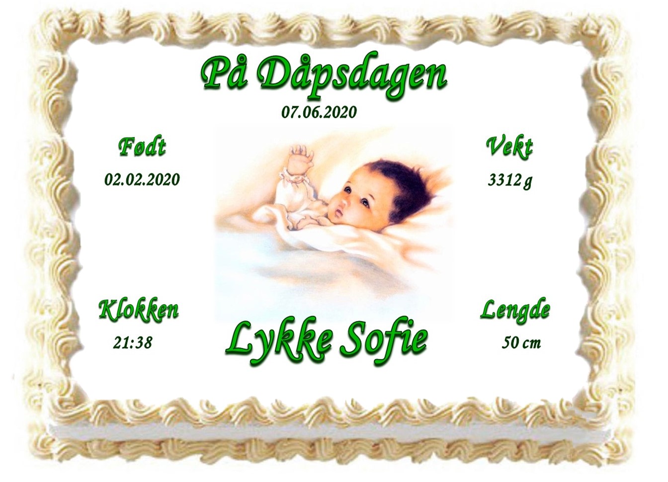 Kakebilde Dåp 15