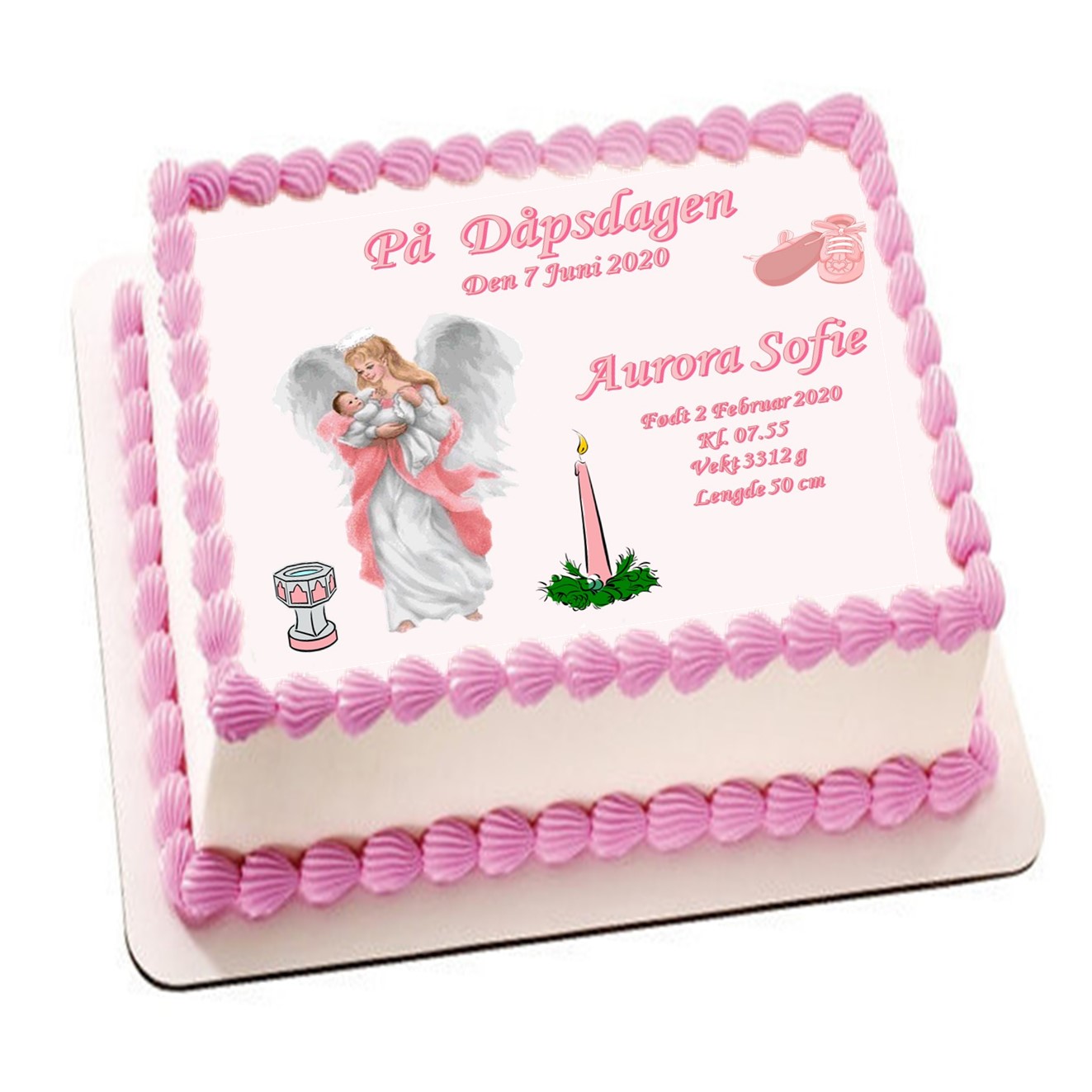 Kakebilde Dåp pike 7