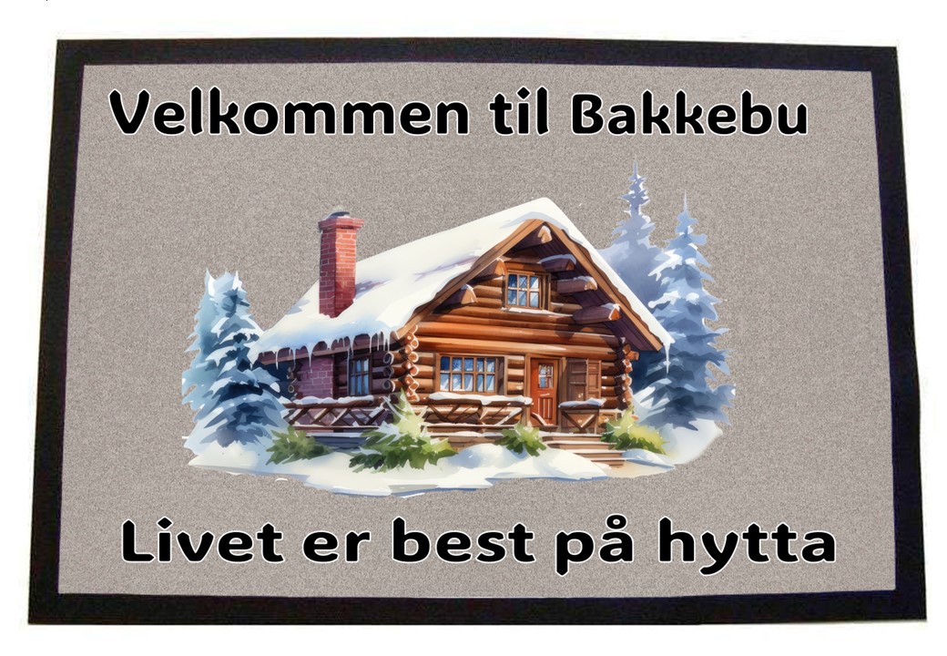 Dørmatte Hytta  7