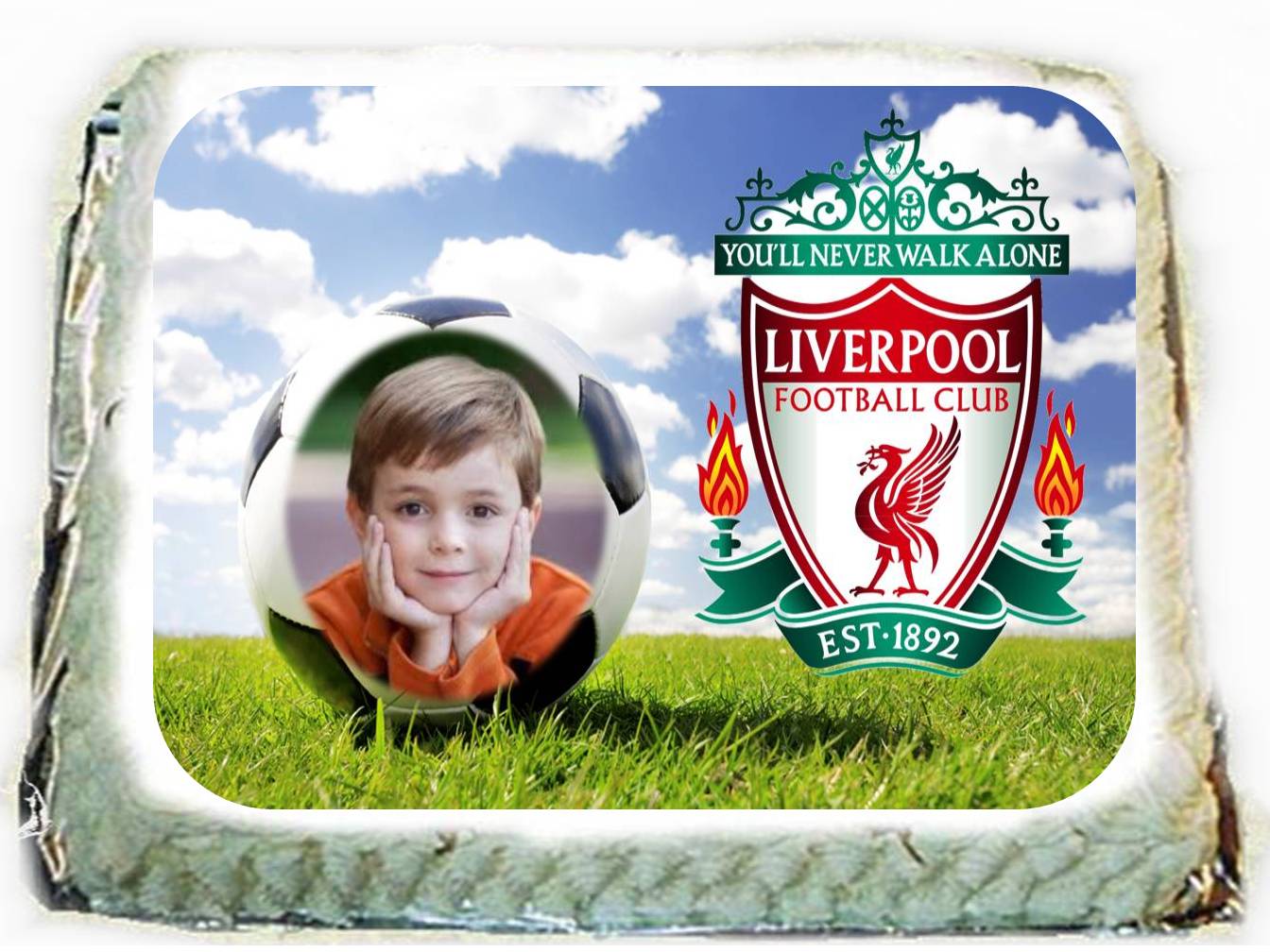 FOTBALL 5 m/ eget bilde