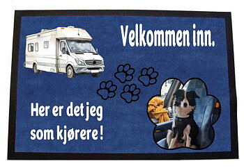 Dørmatte  fritid  eget motiv  1