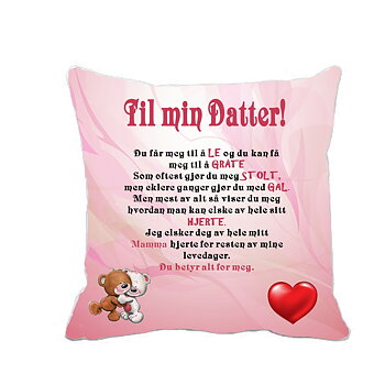Pute til datter fra mamma