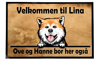 Dørmatte Akita 2