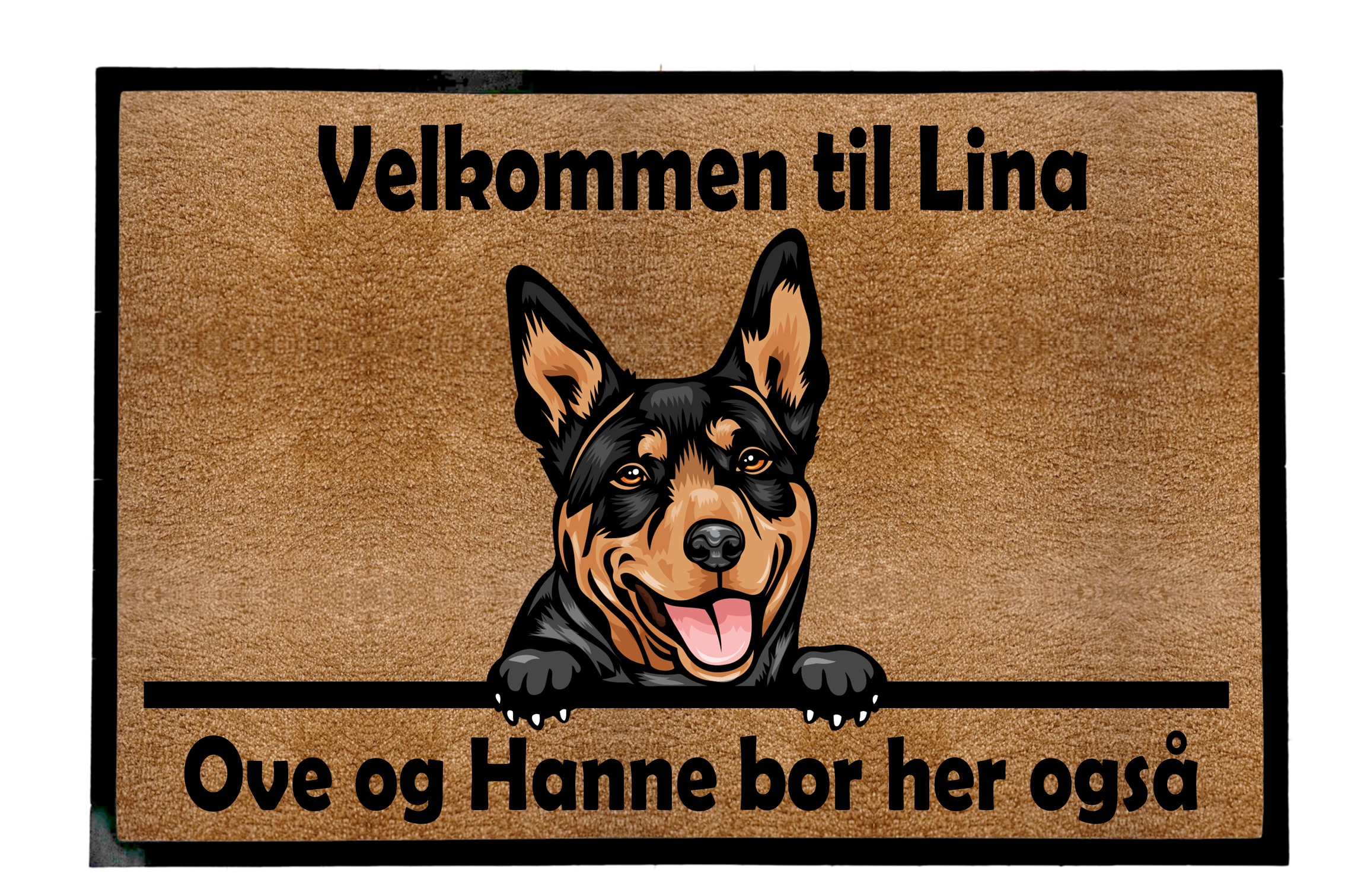 Dørmatte Australian Kelpie 1