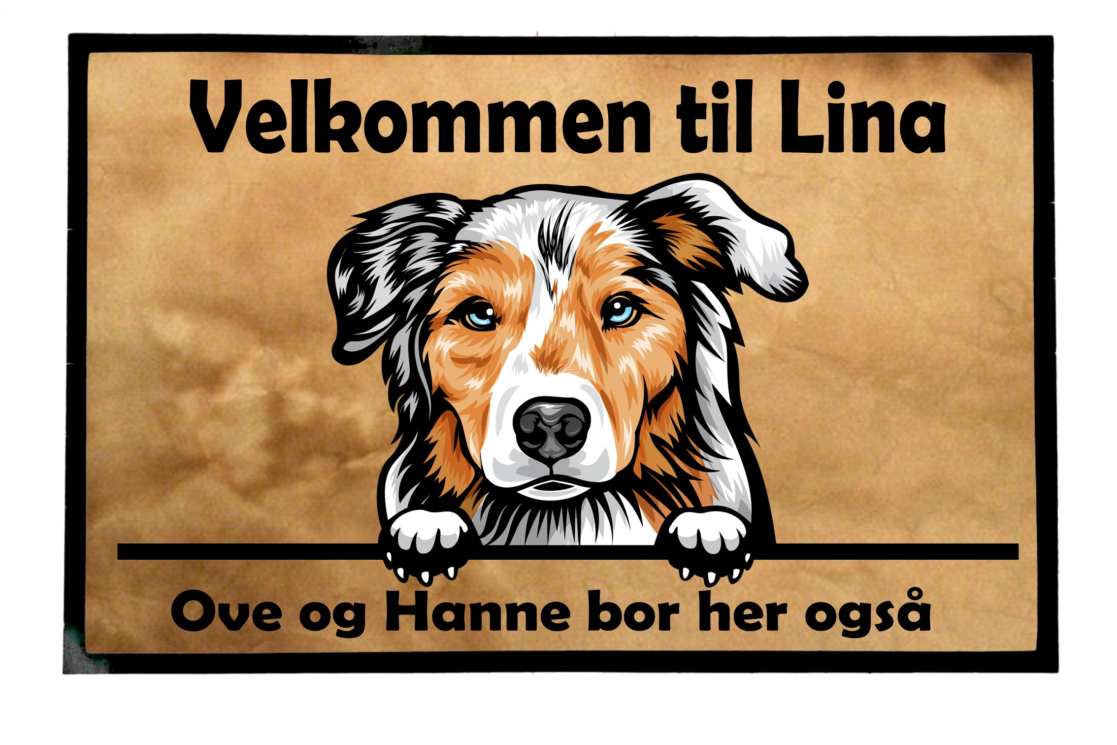 Dørmatte Australian Shepherd 2