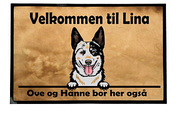 Dørmatte Australsk storfehund 1
