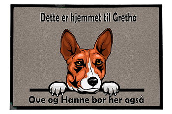 Dørmatte Basenji 1