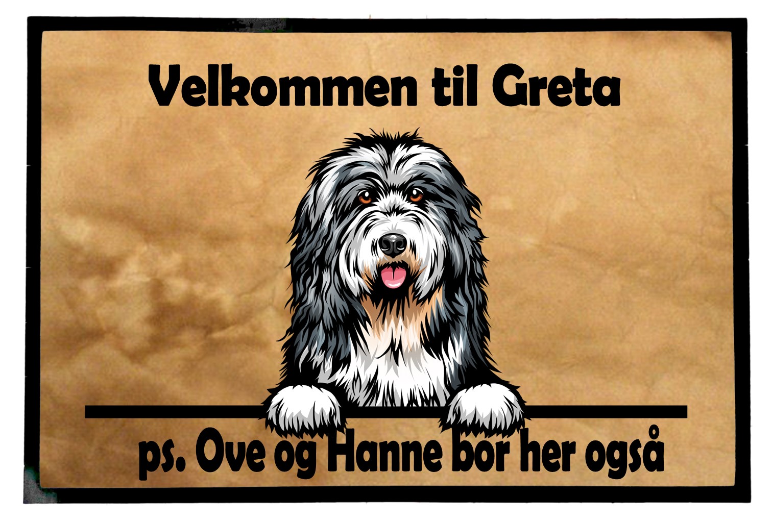 Dørmatte Bedercollie 1 