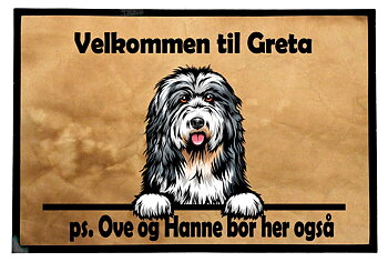 Dørmatte Bedercollie 1 