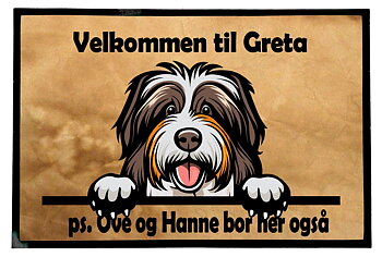 Dørmatte Bedercollie 2